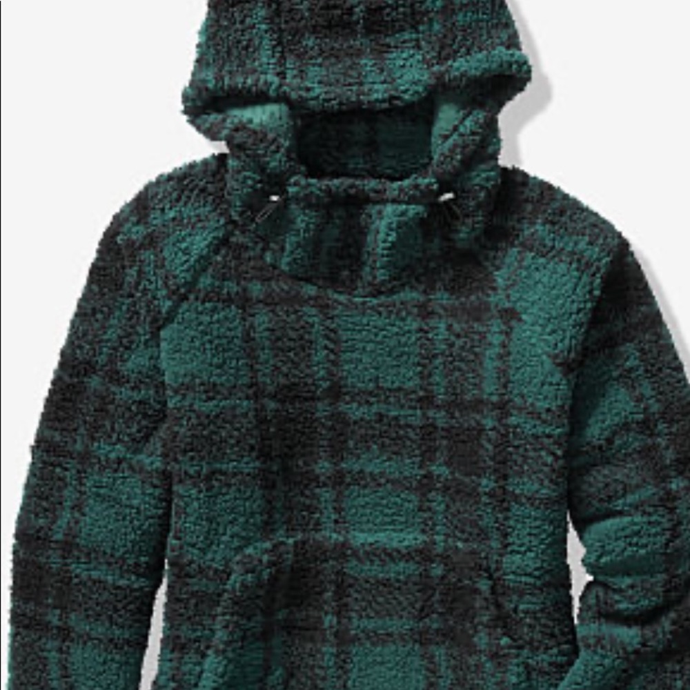 Pink Sherpa Funnel Neck pullover